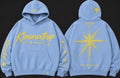 Kimuraxtrap- LIGHT BLUE SIGNAL- baggy hoodie