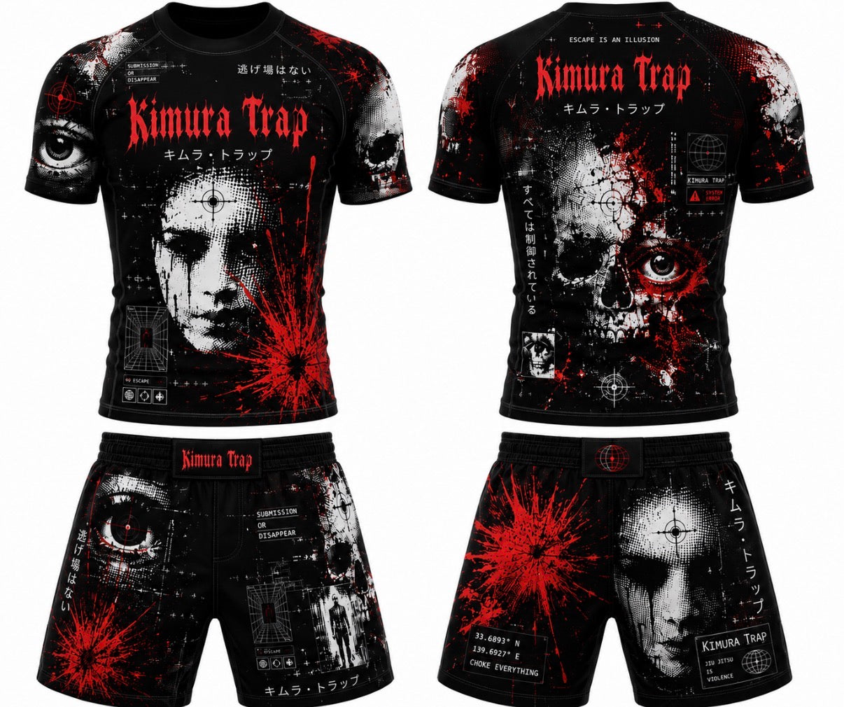 Kimura Trap™ — DEAD SIGNAL- Rash Guard Set