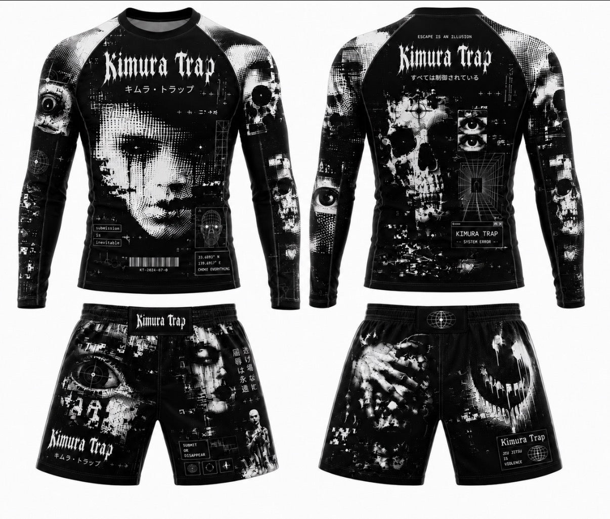 Kimura Trap™ — ZERO HOUR (Rash guard set)