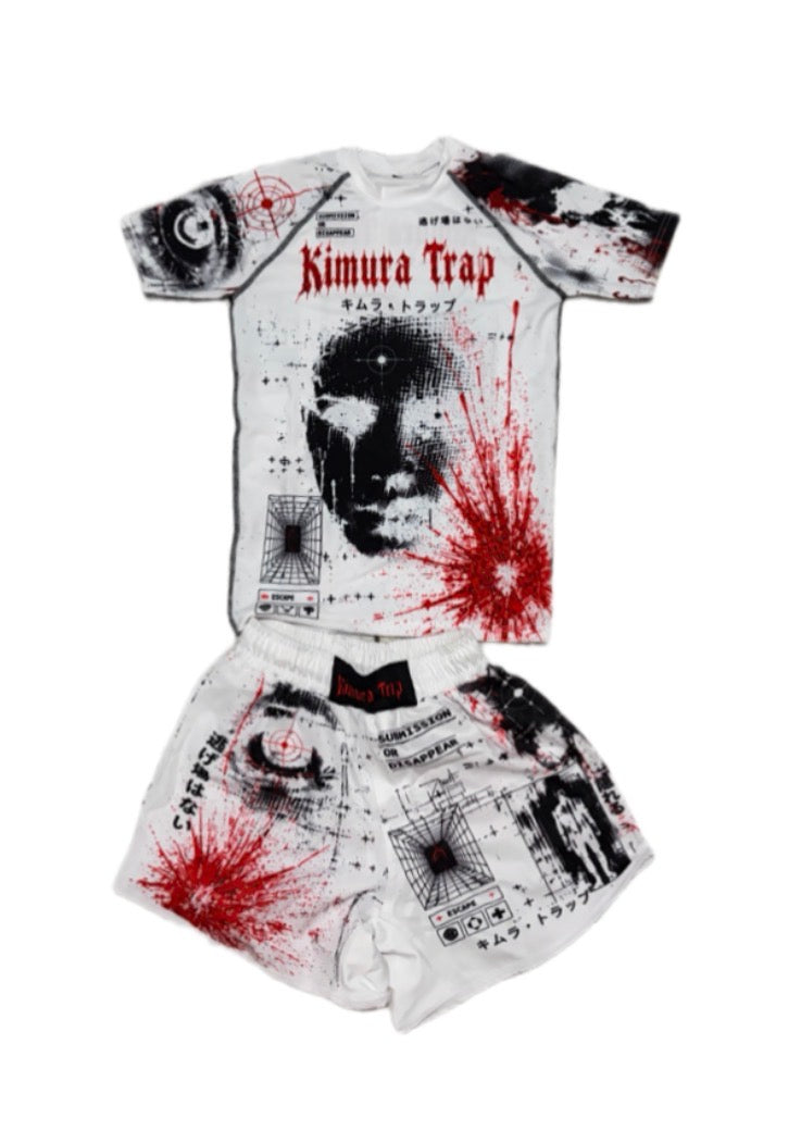Kimura Trap™ — WHITE NOISE (Rash guard set)