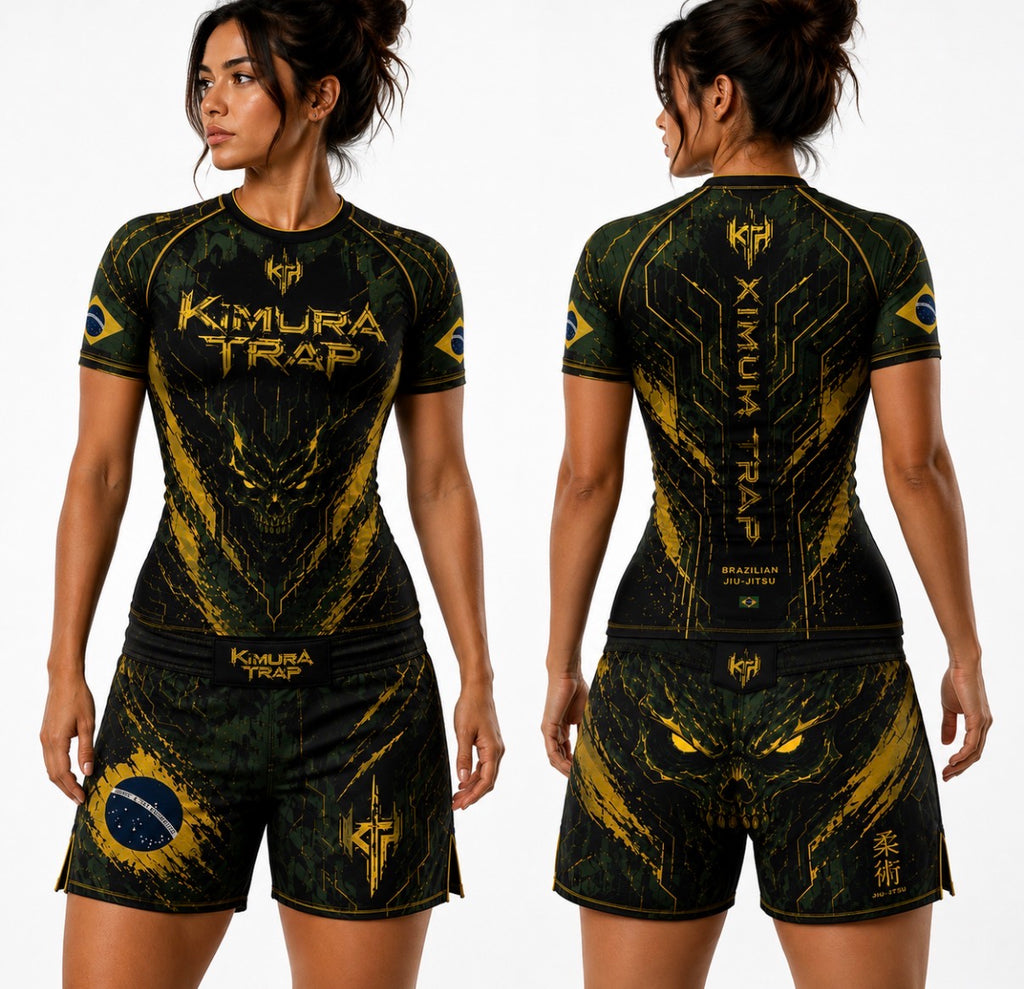 Kimura Trap™ — WOMENS BRAZIL TRAP (Rash guard set)
