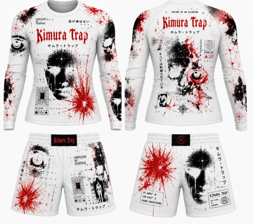 Kimura Trap™ — WOMENS WHITE NOISE (Rash guard set)