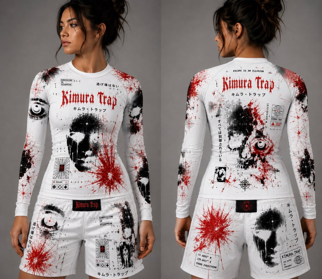 Kimura Trap™ — WOMENS WHITE NOISE (Rash guard set)
