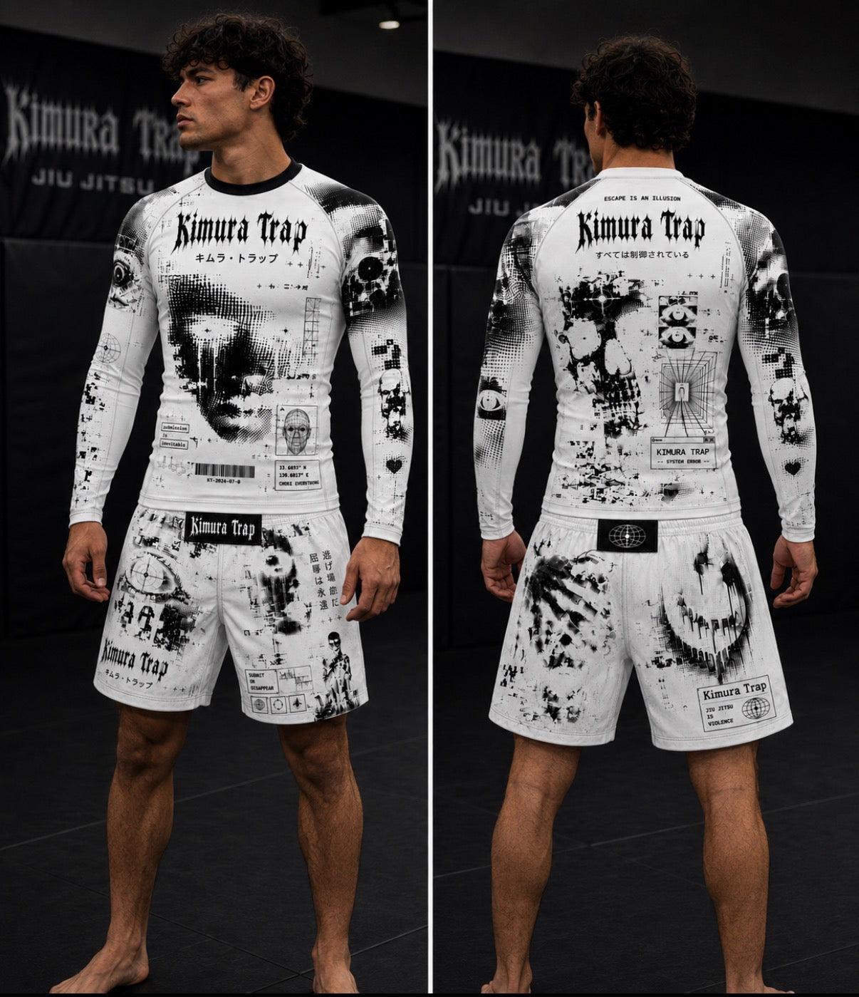 Kimura Trap™ — REVERSE ZERO HOUR (Rash guard set)