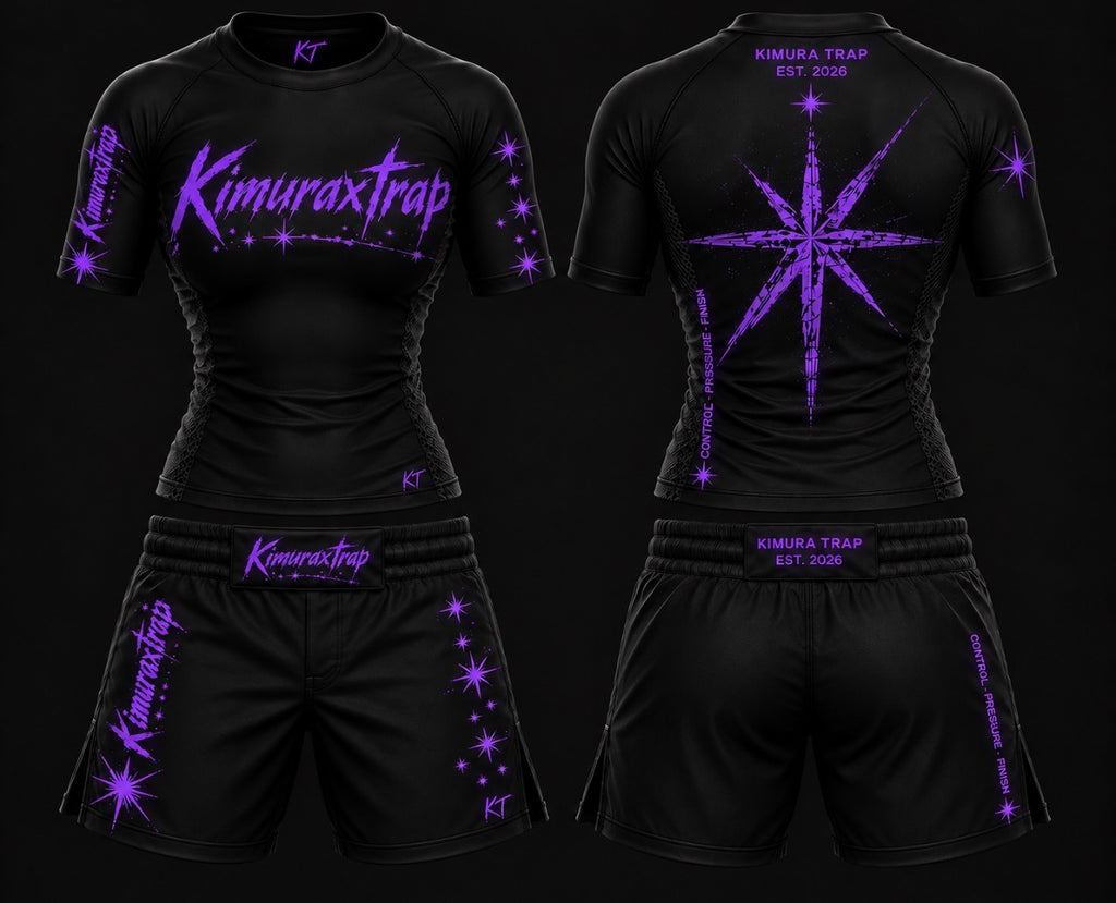 Woman’s — PURPLE KIMURAXTRAP - Rash Guard Set