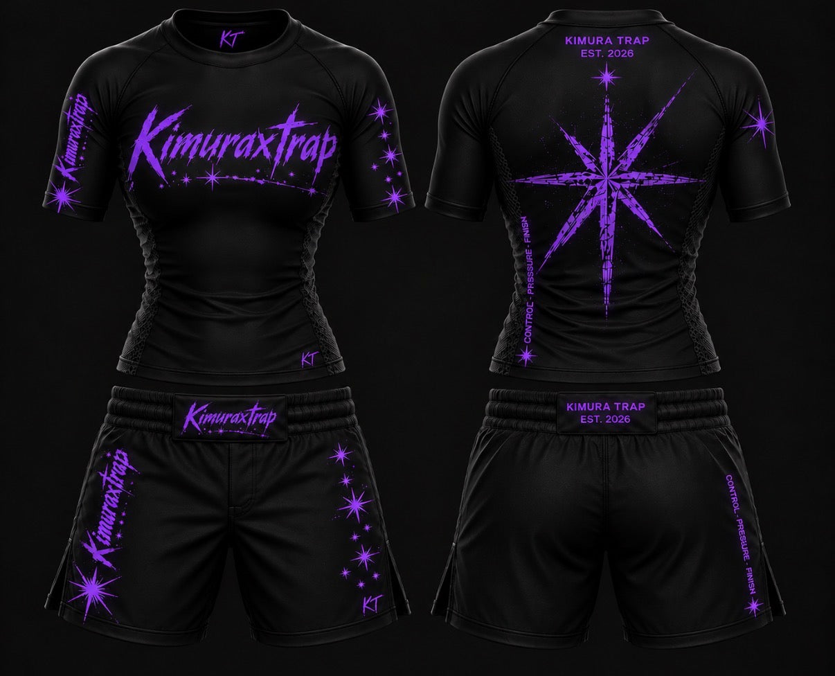 Woman’s — PURPLE KIMURAXTRAP - Rash Guard Set