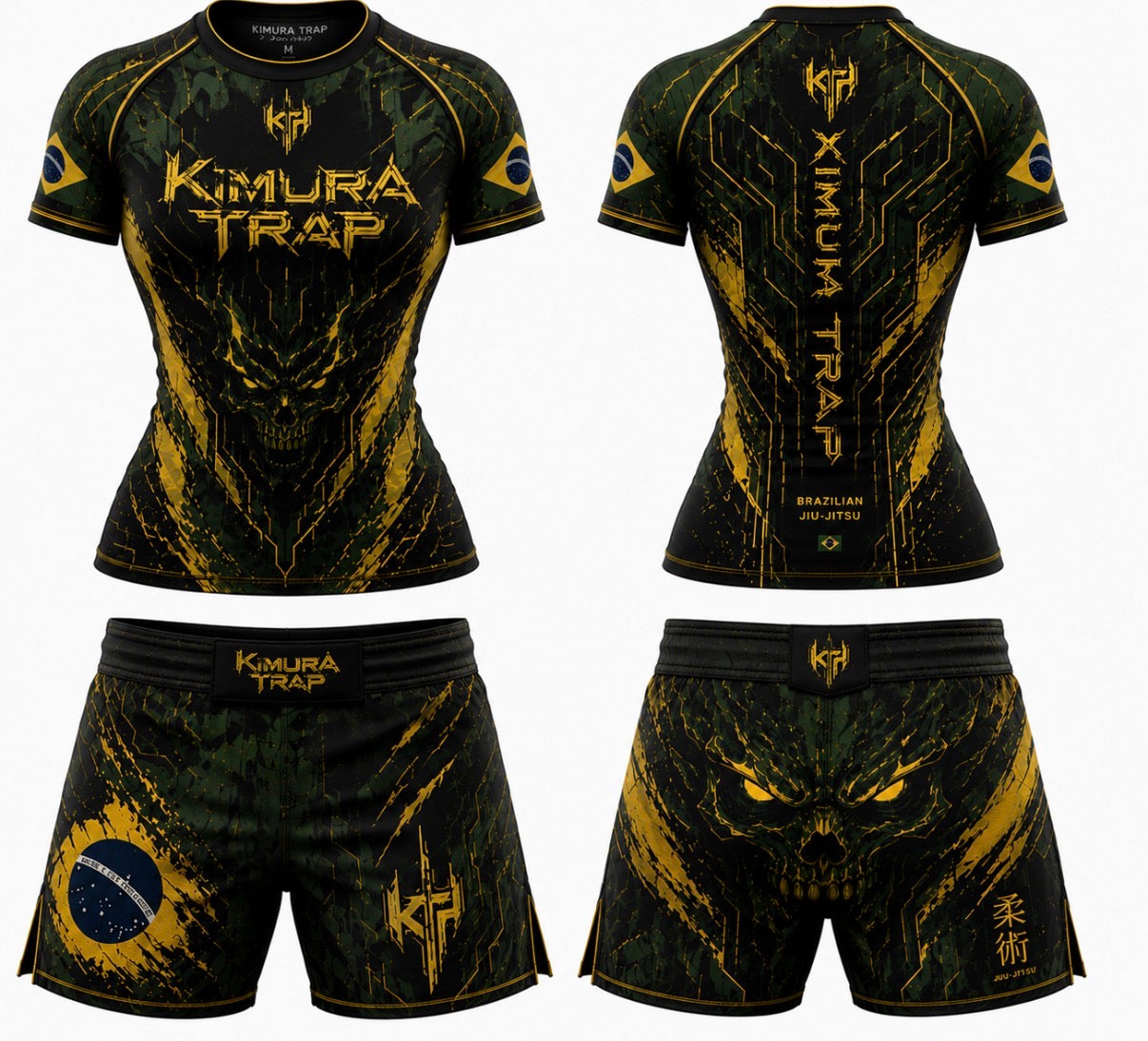 Kimura Trap™ — WOMENS BRAZIL TRAP (Rash guard set)