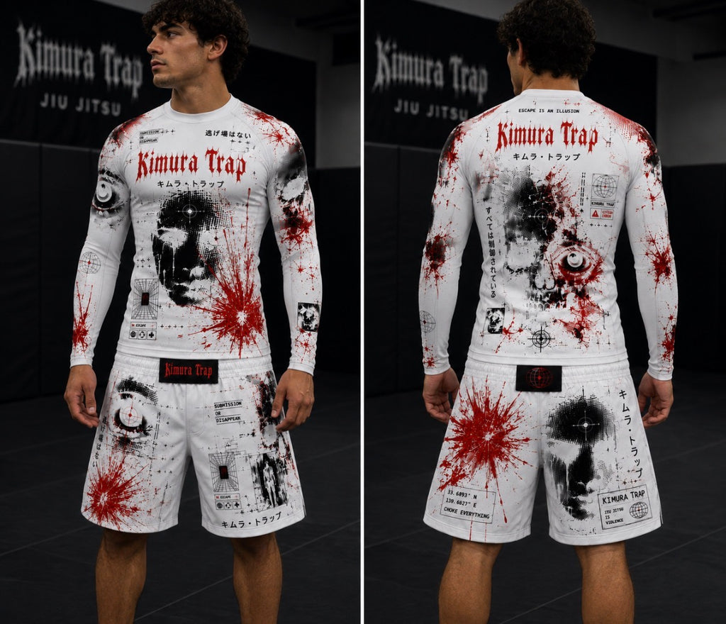 Kimura Trap™ — WHITE NOISE (Rash guard set)