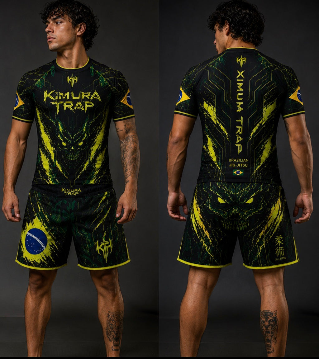 Kimura Trap™ — BRAZIL TRAP- Rash Guard Set