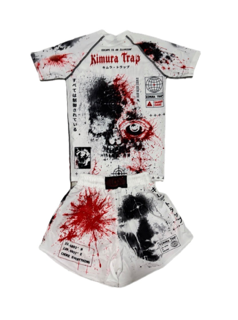 Kimura Trap™ — WHITE NOISE (Rash guard set)