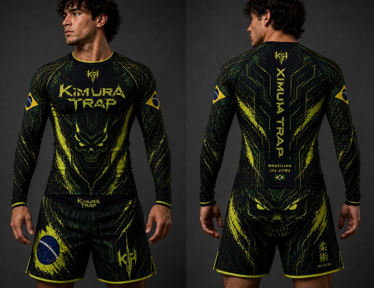 Kimura Trap™ — BRAZIL TRAP- Rash Guard Set