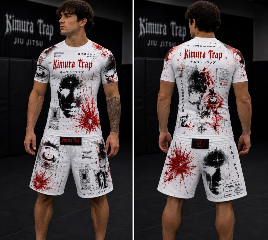 Kimura Trap™ — WHITE NOISE (Rash guard set)
