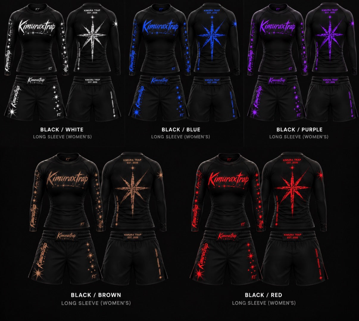 Woman’s — RED KIMURAXTRAP - Rash Guard Set