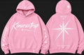 Kimuraxtrap- PINK SIGNAL- baggy hoodie