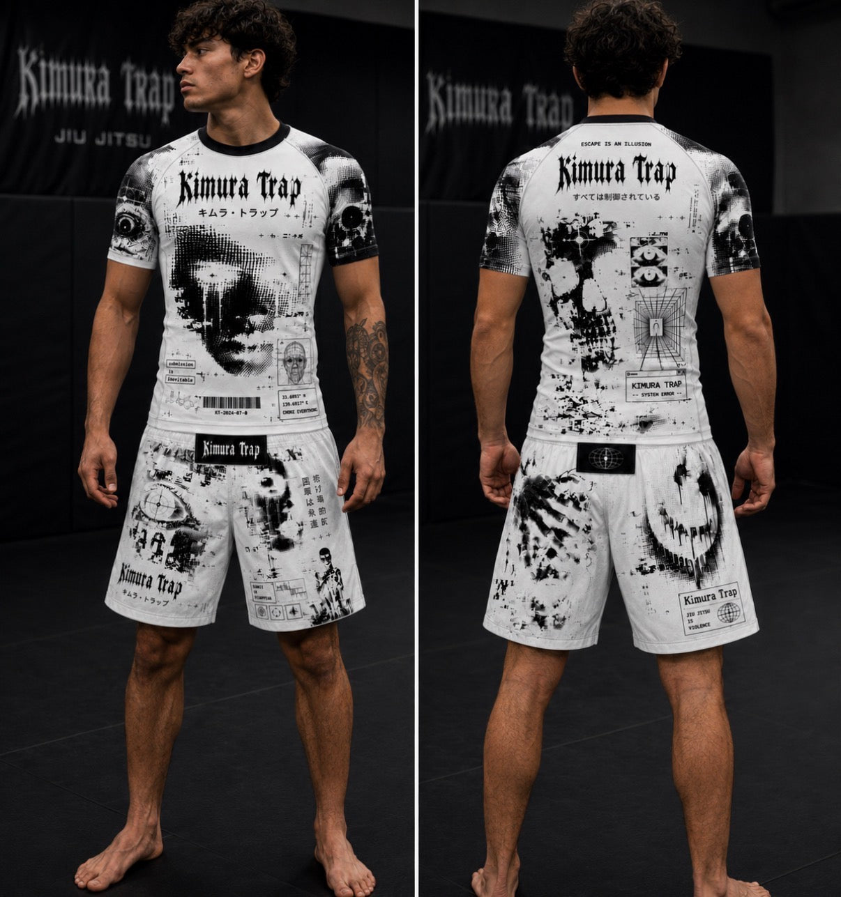 Kimura Trap™ — REVERSE ZERO HOUR (Rash guard set)