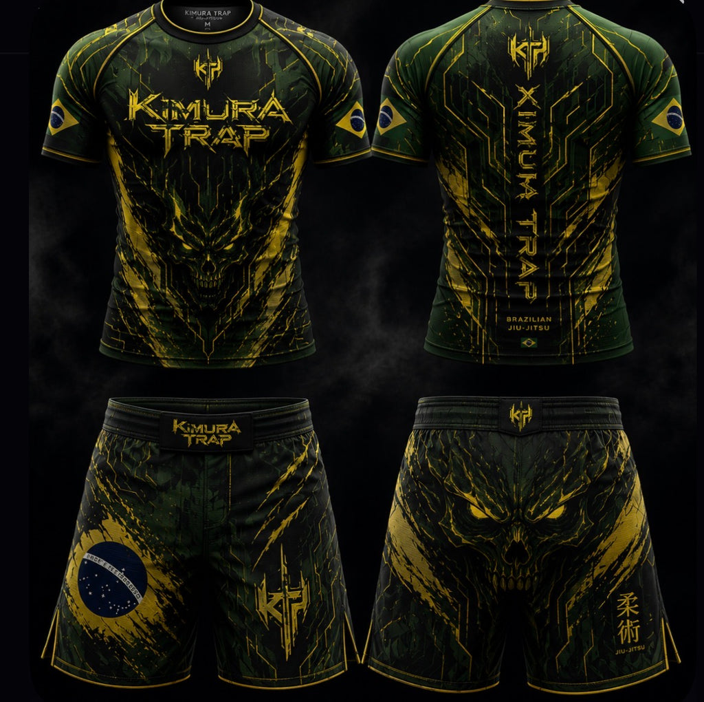 Kimura Trap™ — BRAZIL TRAP- Rash Guard Set