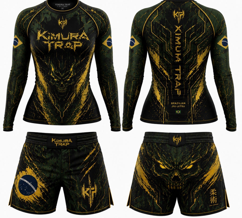 Kimura Trap™ — WOMENS BRAZIL TRAP (Rash guard set)