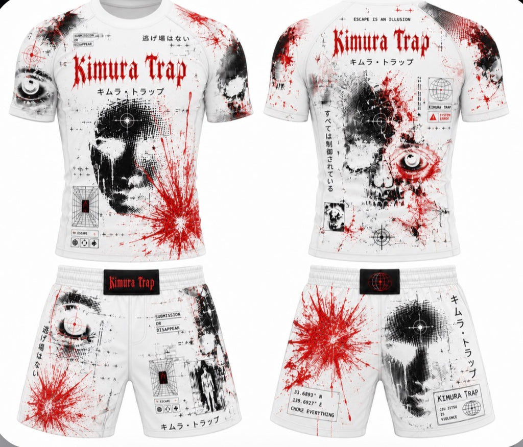 Kimura Trap™ — WHITE NOISE (Rash guard set)