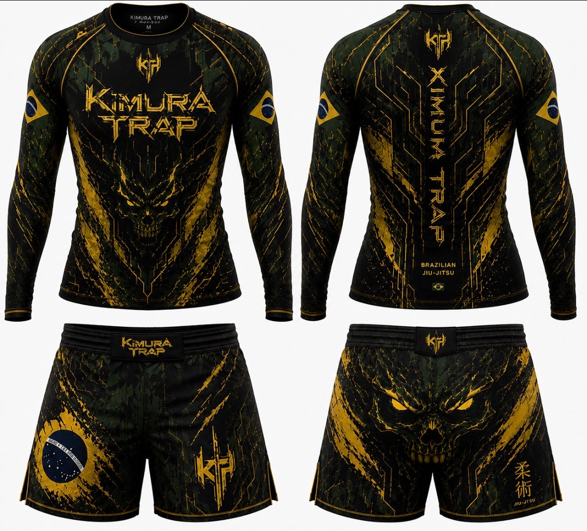 Kimura Trap™ — BRAZIL TRAP- Rash Guard Set
